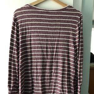 Ann Taylor Striped Tunic Top